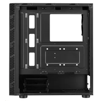 Cooler Master tok MasterBox MB600L V2 Steel, ATX, 1x 120mm-es ventilátor, Fekete
