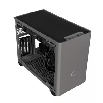 Cooler Master tok MasterBox NR200P Max, mITX, vízhűtő, tápegység 850W, szürke Cooler Master tok MasterBox NR200P Max, mITX, vízhűtő, tápegység 850W, szürke