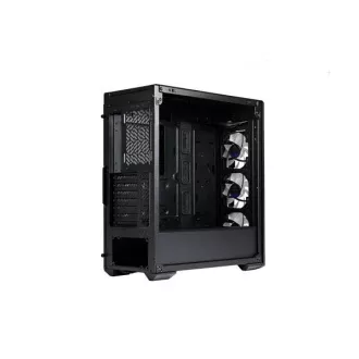 Cooler Master tok MasterBox 520 Mesh, ATX, átlátszó oldalfal, 3x 120mm ARGB ventilátor, ARGB hub, Fekete