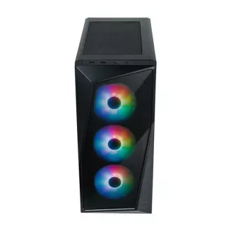 Cooler Master ház CMP 520, ATX, átlátszó oldalfal, 3x 120mm ARGB ventilátor, Fekete Cooler Master ház CMP 520, ATX, átlátszó oldalfal, 3x 120mm ARGB ventilátor, Fekete