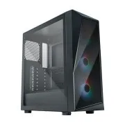 Cooler Master ház CMP 520, ATX, átlátszó oldalfal, 3x 120mm ARGB ventilátor, Fekete