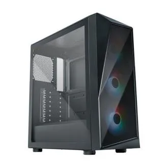 Cooler Master ház CMP 520, ATX, átlátszó oldalfal, 3x 120mm ARGB ventilátor, Fekete