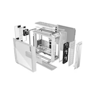 Cooler Master ház Cosmos C700M, E-ATX, tápegység nélkül, átlátszó oldalfal, fehér