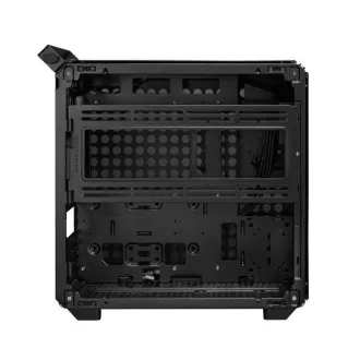 Cooler Master ház Qube 500 Flatpack, E-ATX, átlátszó oldalak, 1x 120mm-es ventilátor, fekete Cooler Master ház Qube 500 Flatpack, E-ATX, átlátszó oldalak, 1x 120mm-es ventilátor, fekete