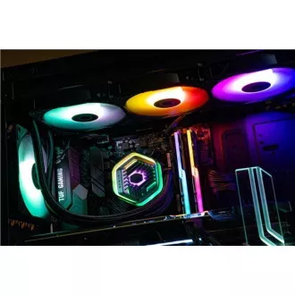 Cooler Master vízhűtő MasterLiquid 360 Atmos ARGB, 3x120mm, LGA1851, AM5, fekete, fekete