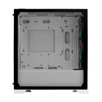 Cooler Master tok Elite 301, mATX, átlátszó oldallap, 3x 120mm ARGB ventilátor, fehér