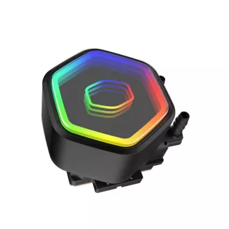 Cooler Master vízhűtő MasterLiquid 240 Core II, 2x120mm, LGA1851, AM5, fekete, fekete