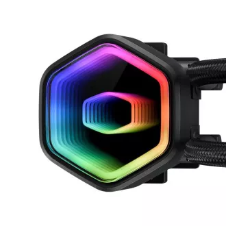 Cooler Master vízhűtő MasterLiquid 240 Core II, 2x120mm, LGA1851, AM5, fekete, fekete