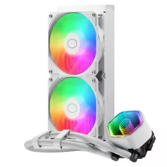 Cooler Master vízhűtő MasterLiquid 240 Core II, 2x240mm, LGA1851, AM5, fehér