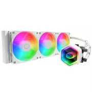 Cooler Master vízhűtő MasterLiquid 360 Core II, 3x120mm, LGA1851, AM5, fehér