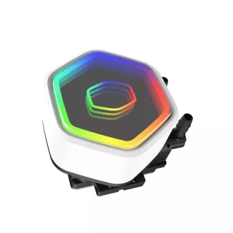 Cooler Master vízhűtő MasterLiquid 360 Core II, 3x120mm, LGA1851, AM5, fehér
