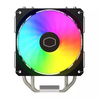 Cooler Master hűtő Hyper 212 Spectrum V3, 120mm, ARGB, LGA1851, AM5, fekete, fekete