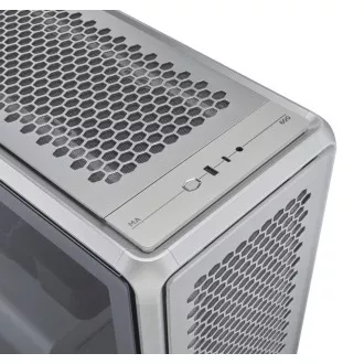 Cooler Master tok MasterFrame 600, átlátszó oldallap, ATX, 3x 140mm ARGB ventilátor, 1x 120mm ARGB ventilátor, ARGB hub, ezüst színű