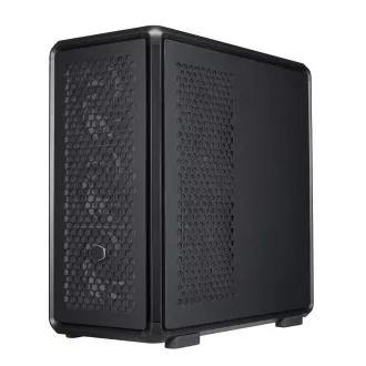Cooler Master tok MasterFrame 600 Black, átlátszó oldallap, ATX, 3x 140mm ventilátor, 1x 120mm ventilátor, Fekete