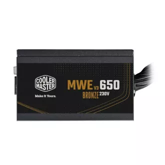 Cooler Master MWE Bronze 650W V3, 120mm, 80  bronz, 120mm, 80  Bronze