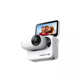 Insta360 GO 3S - 128 GB-os miniatűr mágneses akciókamera, fehér színben