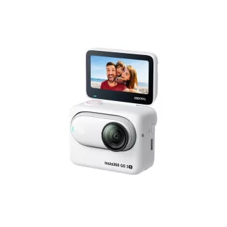 Insta360 GO 3S - 128 GB-os miniatűr mágneses akciókamera, fehér színben
