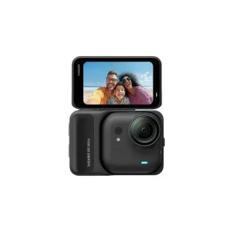Insta360 GO Ultra miniatűr akciókamera, 4K Ultra HD, 60fps, mágneses rögzítő rendszer, fekete színű