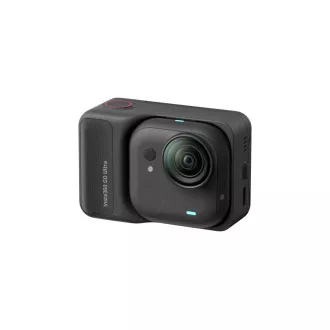 Insta360 GO Ultra miniatűr akciókamera, 4K Ultra HD, 60fps, mágneses rögzítő rendszer, fekete színű