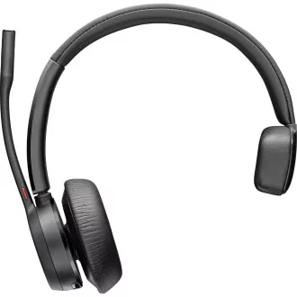 Poly Voyager 4320 MS Teams vezeték nélküli fejhallgató, BT700 USB-A/C adapter, sztereó