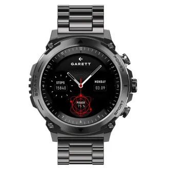 Garett Smartwatch Atom fekete acél Garett Smartwatch Atom fekete acél