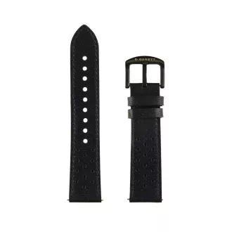 Garett univerzális szíj 22 mm, fekete bőr