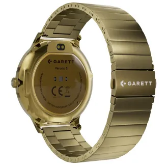 Garett Smartwatch Verona 2 arany SOLID acél Garett Smartwatch Verona 2 arany SOLID acél