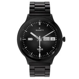 Garett Smartwatch Quantum fekete acél