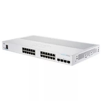 Cisco CBS250-24T-4X switch (24xGbE, 4xSFP , ventilátor nélküli) - REFRESH