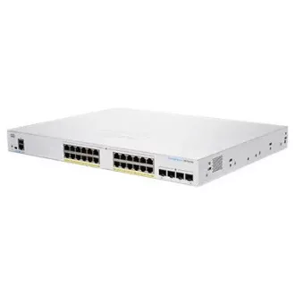 Cisco CBS350-24FP-4G-UK switch (24xGbE, 4xSFP, 24xPoE , 370W) - REFRESH