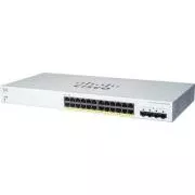 Cisco CBS220-24FP-4G switch (24xGbE, 4xSFP, 24xPoE , 382W) - REFRESH