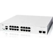 Cisco Catalyst C1300-16T-2G switch (16xGbE, 2xSFP, ventilátor nélküli)