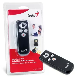 GENIUS műsorvezető Wireless Media Pointer 100, USB