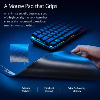 ASUS egéralátét ROG Hone Ace XXL Aim Lab Edition, textil