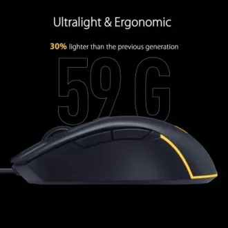ASUS egér TUF GAMING M3 GEN II (P309), vezetékes, fekete ASUS egér TUF GAMING M3 GEN II (P309), vezetékes, fekete