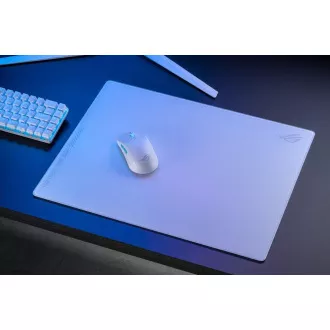ASUS egérpad ROG Moonstone ACE (méret L / fehér), üveg