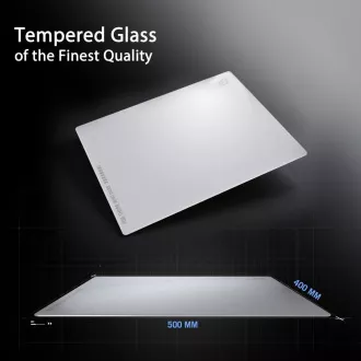 ASUS egérpad ROG Moonstone ACE (méret L / fehér), üveg