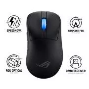 ASUS egér ROG Keris II Ace, vezeték nélküli játék egér, fekete