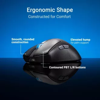 ASUS egér ROG Keris II Ace, vezeték nélküli játék egér, fekete