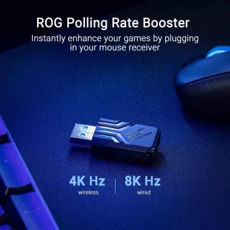 ASUS egér ROG Keris II Ace, vezeték nélküli játék egér, fekete