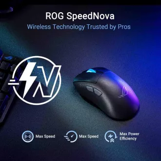 ASUS egér ROG Keris II Ace, vezeték nélküli játék egér, fekete
