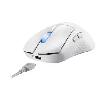 ASUS egér ROG Keris II Ace, vezeték nélküli játék egér, fehér