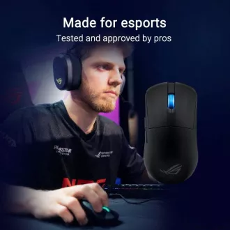 ASUS Gaming egér ROG Harpe Ace Mini, vezeték nélküli BT, RF 2.4GHz, fekete