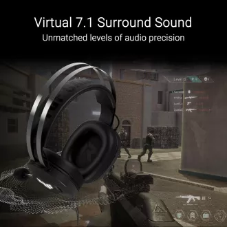 ASUS Headset TUF Gaming H1 GEN II, Vezetékes játék headset, Fekete