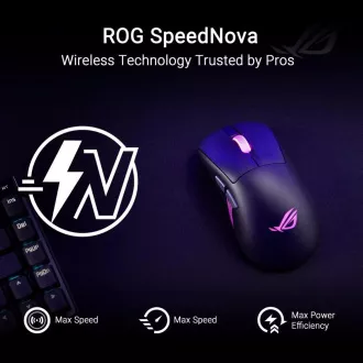 ASUS egér ROG Keris II Origin, vezeték nélküli játék egér, fekete