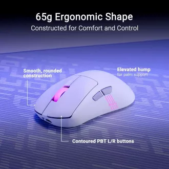 ASUS egér ROG Keris II Origin, vezeték nélküli játék egér, fehér