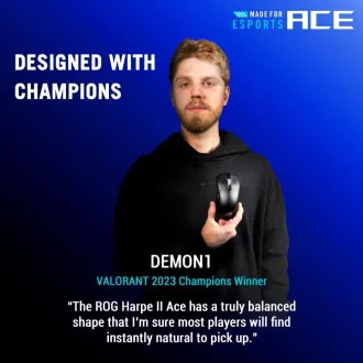 ASUS Gaming egér ROG Harpe II Ace, vezeték nélküli, fekete