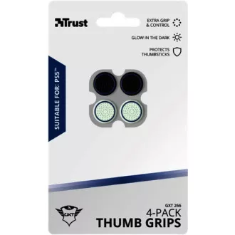 TRUST szilikon kupak GXT 266 4-csomag hüvelykujj fogantyú PS5-höz TRUST szilikon kupak GXT 266 4-csomag hüvelykujj fogantyú PS5-höz