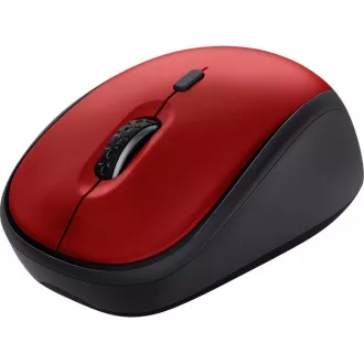 TRUST Yvi  vezeték nélküli egér Eco Red, piros, piros