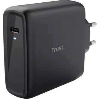 TRUST MAXO laptop hálózati adapter 100W USB-C kábelével együtt TRUST MAXO laptop hálózati adapter 100W USB-C kábelével együtt